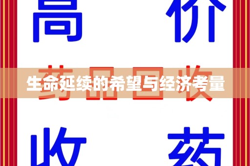 运城生命延续的希望与经济考量